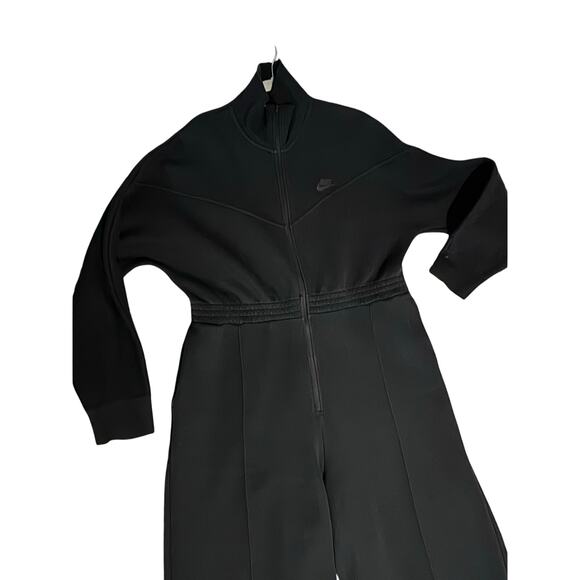 Nike Women Sportswear Tech Fleece Windrunner Jumpsuit Black Sz 2XL FB8798-013 - Picture 11 of 12